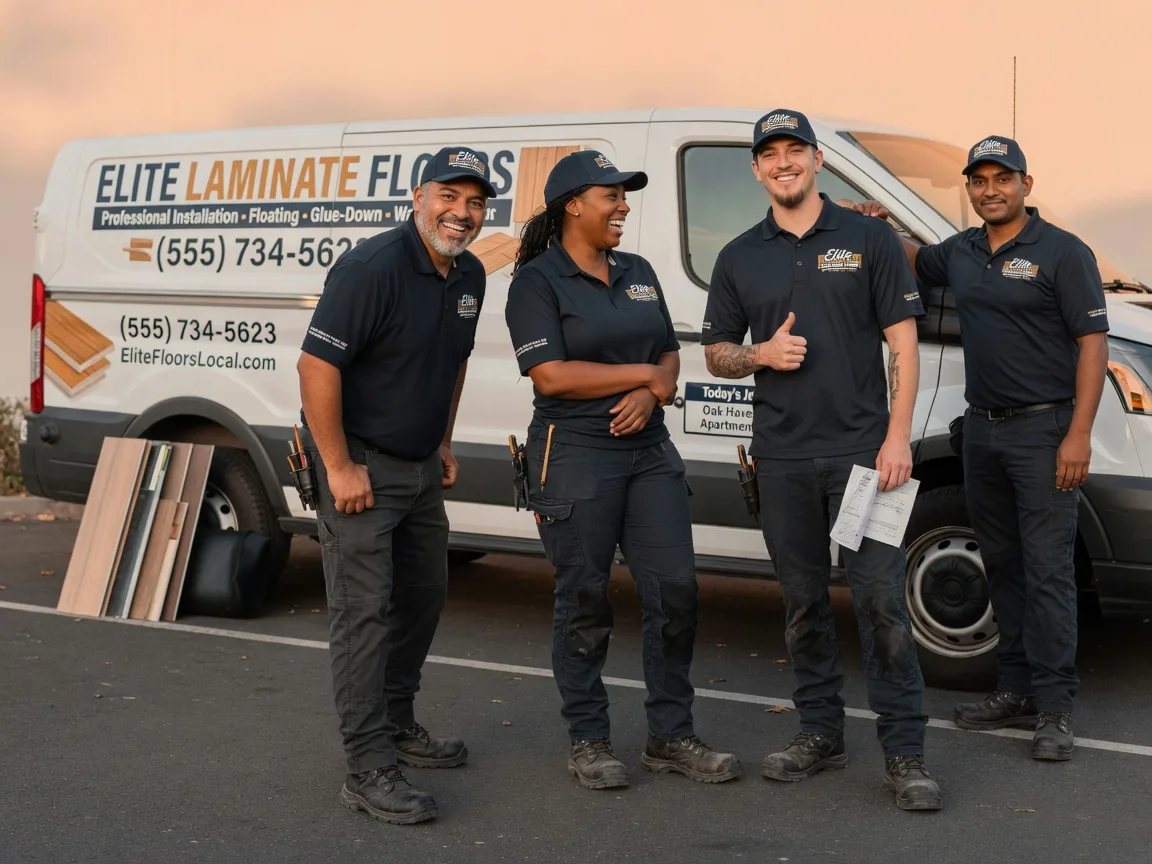 Laminate flooring installation company in Hankamer, TX